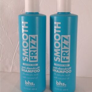 BHS Anti dandruff shampoo with coconut oil  smooth frizz 13.5 fl oz.